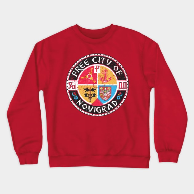 Free City of Novigrad Crewneck Sweatshirt by MindsparkCreative